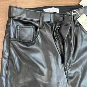 COPY - Never been worn faux leather boot cut pants